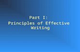 Principles of effective writing edited
