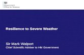 Resilience to severe weather