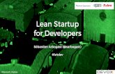Lean Startup for Developers - Devoxx Poland
