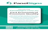 PanelSigns.com.au Corrugated Plastic, Foam PVC, Aluminium Composite Signs