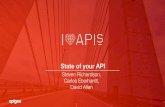 I Love APIs 2015: The "State" of your API: Common Use Cases for Storing Data