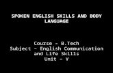 B.tech i ecls_u-5_spoken english skills and body language
