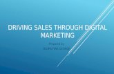 Driving sales through digital marketing
