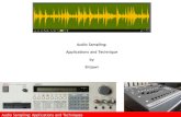 Audio Sampling: Application and Techniques