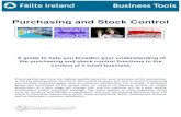 Read the guide to purchasing and stock control