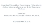 Victor Lavy: Effects of free school choice (february 2016)