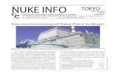 Decommissioning of Tokai Plant to Begin