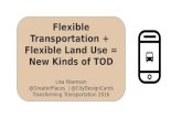 Flexible Transportation + Flexible Transportation for New Kinds of TOD