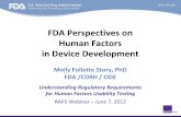 FDA Perspectives on Human Factors in Device Development (June ...