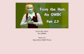 From the Hart: An OWBC - 2.3