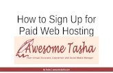 How to Sign Up for Paid Web Hosting