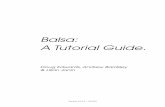 Balsa: A Tutorial Guide.