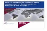joint commission international accreditation standards for primary ...