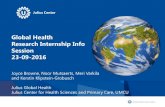 Global health research internship UMC Utrecht