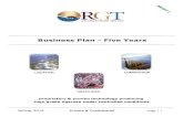 RGT Spring 2014 Business Plan - Five Years part draft