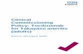 Clinical Commissioning Policy: Tocilizumab for Takayasu arteritis ...
