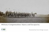 Military Compensation: Injury and Incapacity