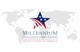 Local governance of Millennium Challenge Corporation projects