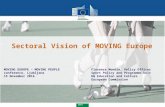 Sectoral vision of MOVING Europe by Florence Mondin