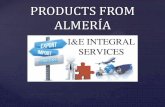Products from Almería