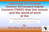 Teacher developed digital content