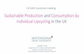 Sustainable Production and Consumption by Individual Upcycling in the UK