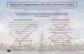 Does your Organization feel like a Terrorist Group?