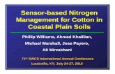 Sensor nutrient management swcs   williams