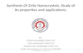 Synthesis of zn se nanocrystals (1)