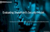 Evaluating SharePoint security model