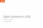 WUA! Digital Excellence 2016 Event: Keynote Daan Tames