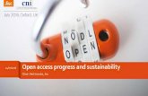 Open access progress and sustainability