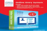 Online entry system for sailing events