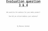 Evaluation Questions 4+5
