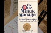 Book review One Minute Manager