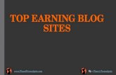 Top earning blog sites