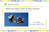 Alfresco REST API of the future ... is closer than you think