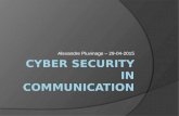 Cybersecurity in communication