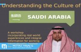 Training Info on Saudi Arabian Culture by Motaz Hajaj