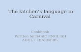 The kitchen language basic english