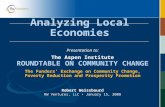 Analyzing Local Economies