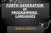 Forth generation programming languages