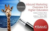 Inbound Marketing: Overview for Higher Education