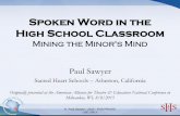 PSawyer AATE 2015 Presentation - Spoken Word in the High School Classroom