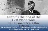 Andrew Frayn - Attachment and coping in D.H. Lawrence's 'Bay'