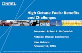 Robert McCormick:  High Octane Fuels: Benefits and Challenges