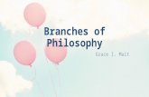 Branches of Philosophy by Grace Mait