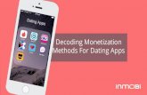 Decoding Monetization Methods For Dating Apps