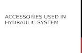 Accessories used in fluid power system