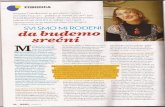 Mirjana Gomilanovic - intervju za časopis "Mama"